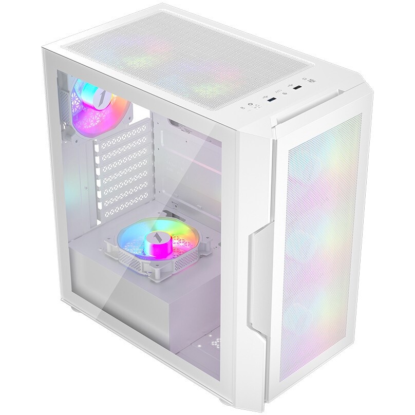 Корпус ALSEYE Warrior-W Mini-ITX/Micro ATX/ATX, USB2.0*2+HD Audio+USB3.0*1, «H.D.D.(3.5»)*2pcs+S.S.D