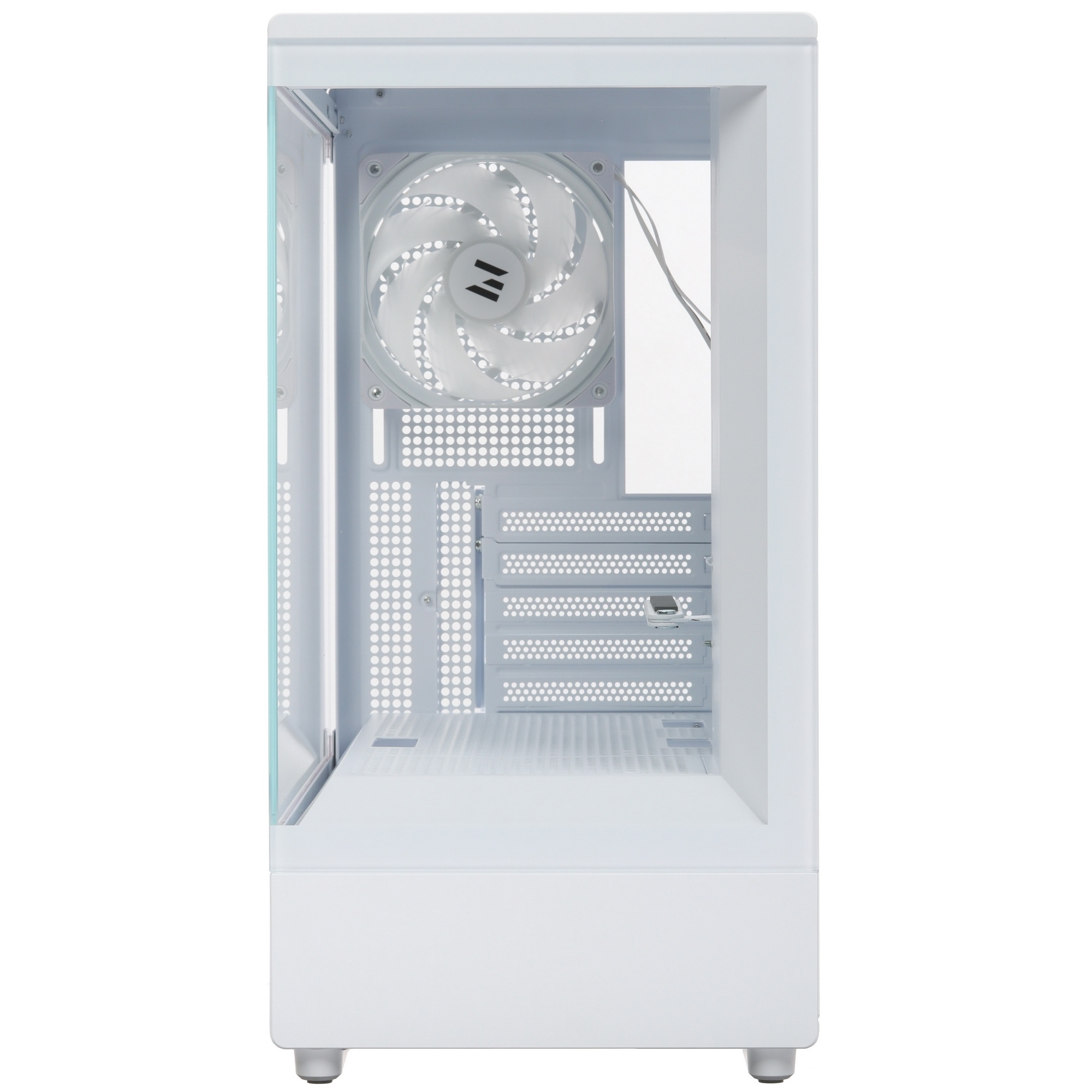 Компьютерный корпус ZALMAN P10, MATX, WHITE, WINDOW, 2x3.5", 3x2.5", 1xUSB TYPE-C, 1xUSB3.0, REAR 1x
