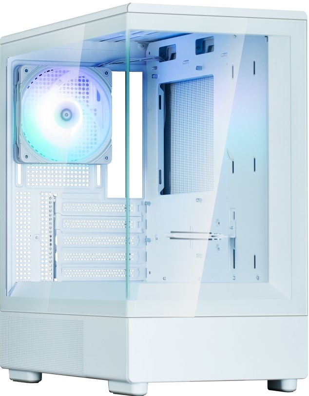 Компьютерный корпус ZALMAN P10, MATX, WHITE, WINDOW, 2x3.5", 3x2.5", 1xUSB TYPE-C, 1xUSB3.0, REAR 1x