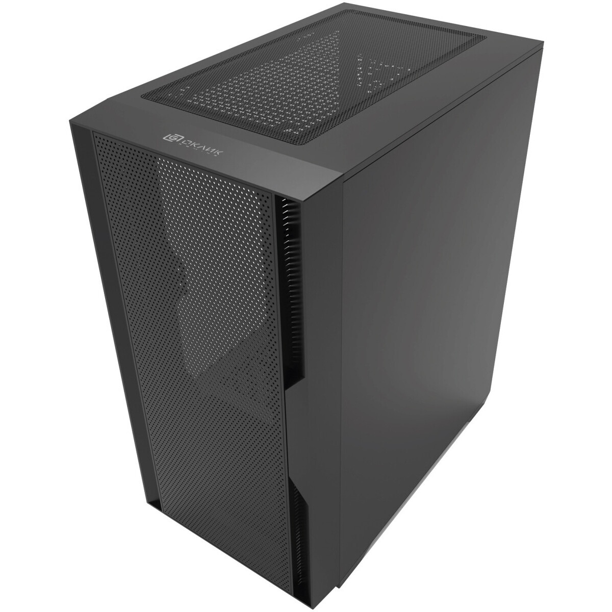 Корпус Оклик OCC-MN307 черный без БП mATX 8x120mm 2xUSB2.0 1xUSB3.0 audio bott PSU