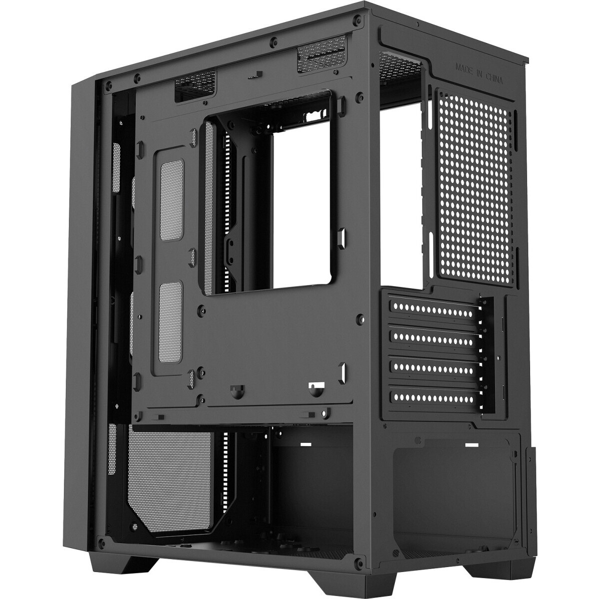 Корпус Оклик OCC-MN307 черный без БП mATX 8x120mm 2xUSB2.0 1xUSB3.0 audio bott PSU