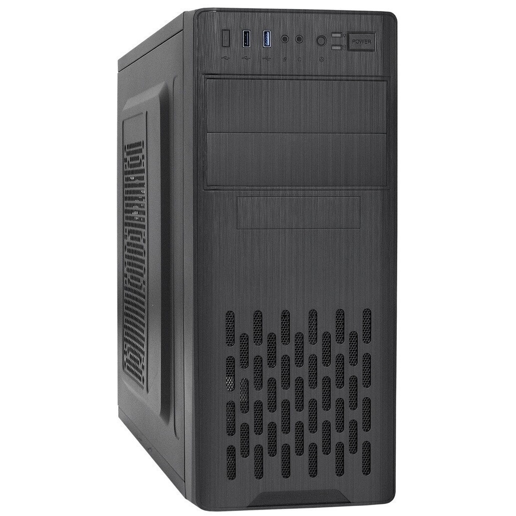 Компьютерный корпус Foxline FL-886-FL500S-U32 ATX case, black, w/PSU 500W 12cm, w/2xUSB3.0, w/ pwr c