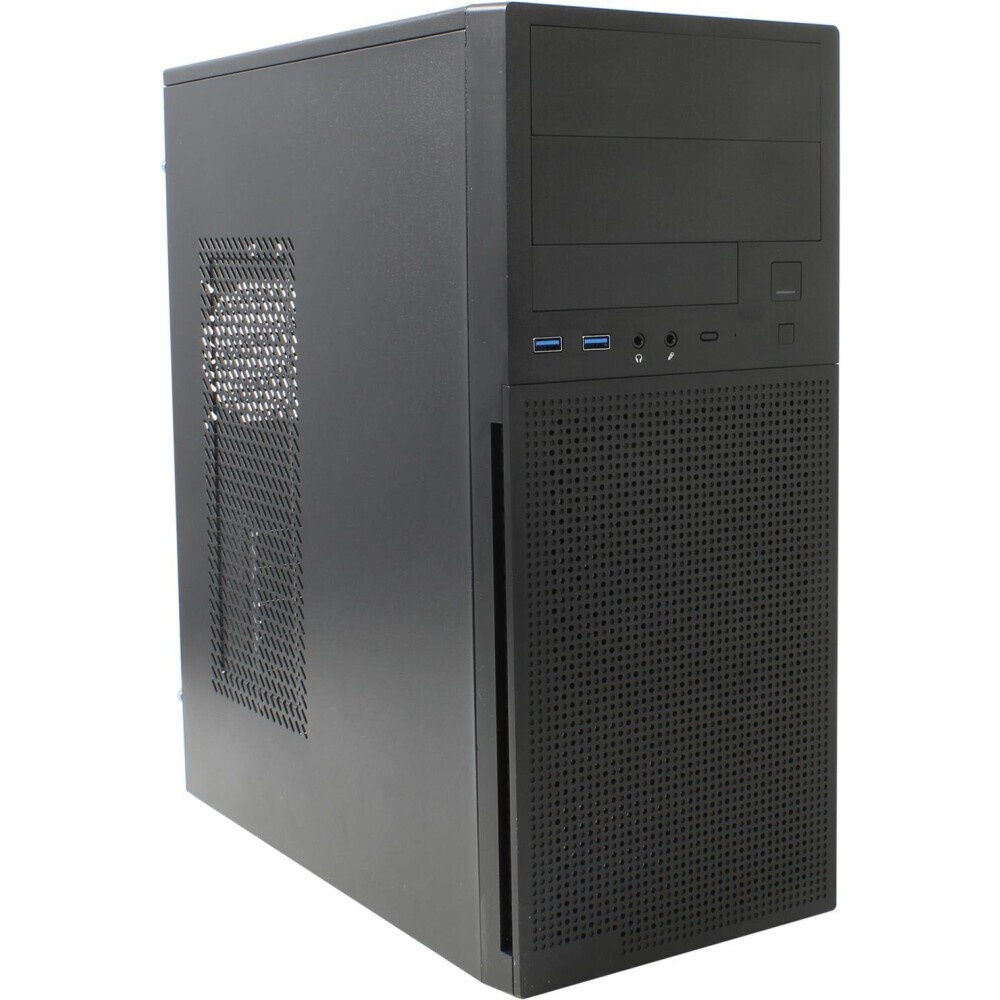 Компьютерный корпус Foxline FL-886-FL500S-U32 ATX case, black, w/PSU 500W 12cm, w/2xUSB3.0, w/ pwr c