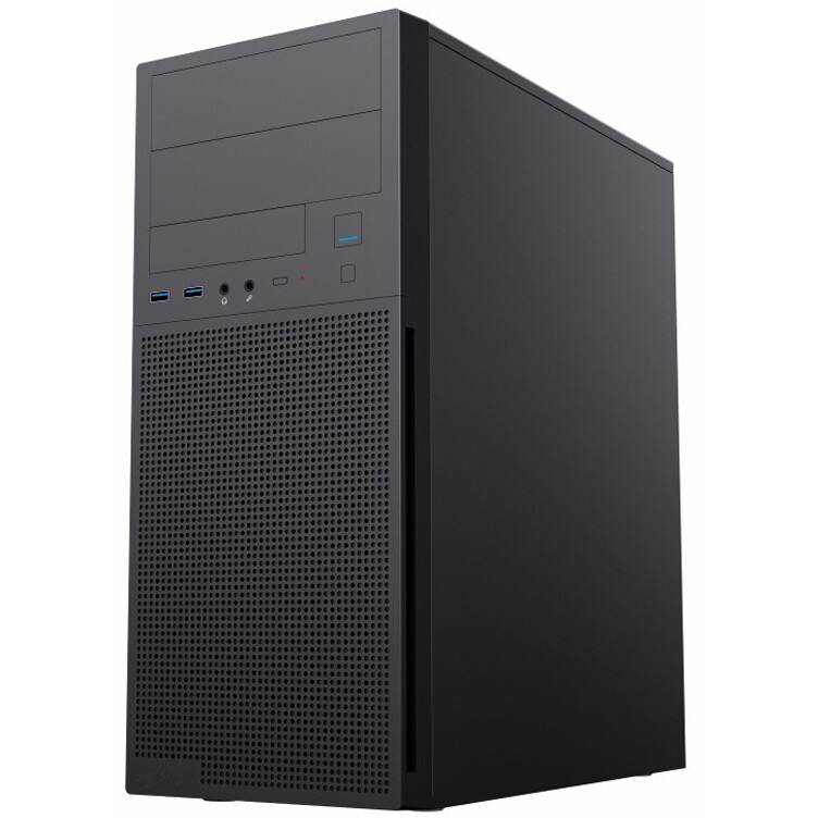 Компьютерный корпус Foxline FL-886-FL500S-U32 ATX case, black, w/PSU 500W 12cm, w/2xUSB3.0, w/ pwr c