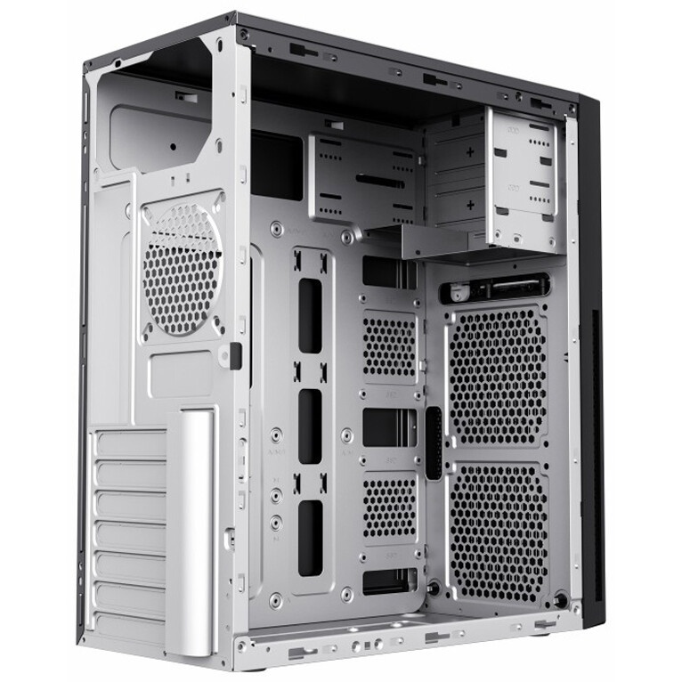 Компьютерный корпус Foxline FL-886-FL500S-U32 ATX case, black, w/PSU 500W 12cm, w/2xUSB3.0, w/ pwr c