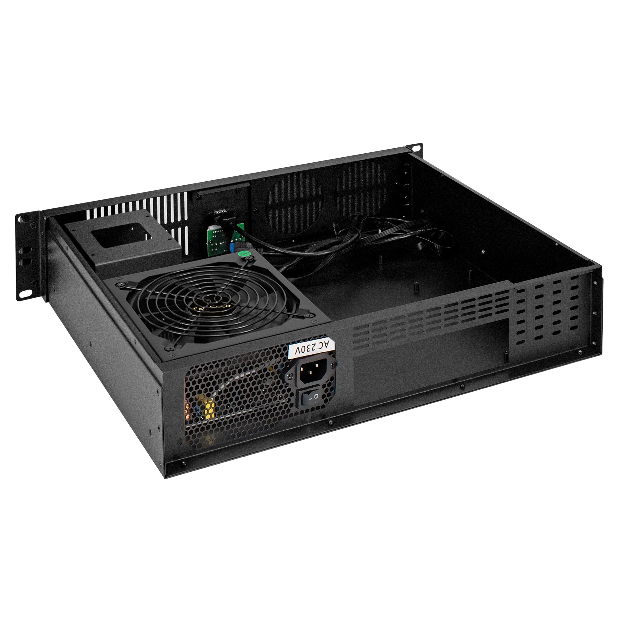 Серверный корпус ExeGate Pro 2U350-33, RM 19", высота 2U, глубина 350, БП 1000RADS, 2*USB+1* USB3.0