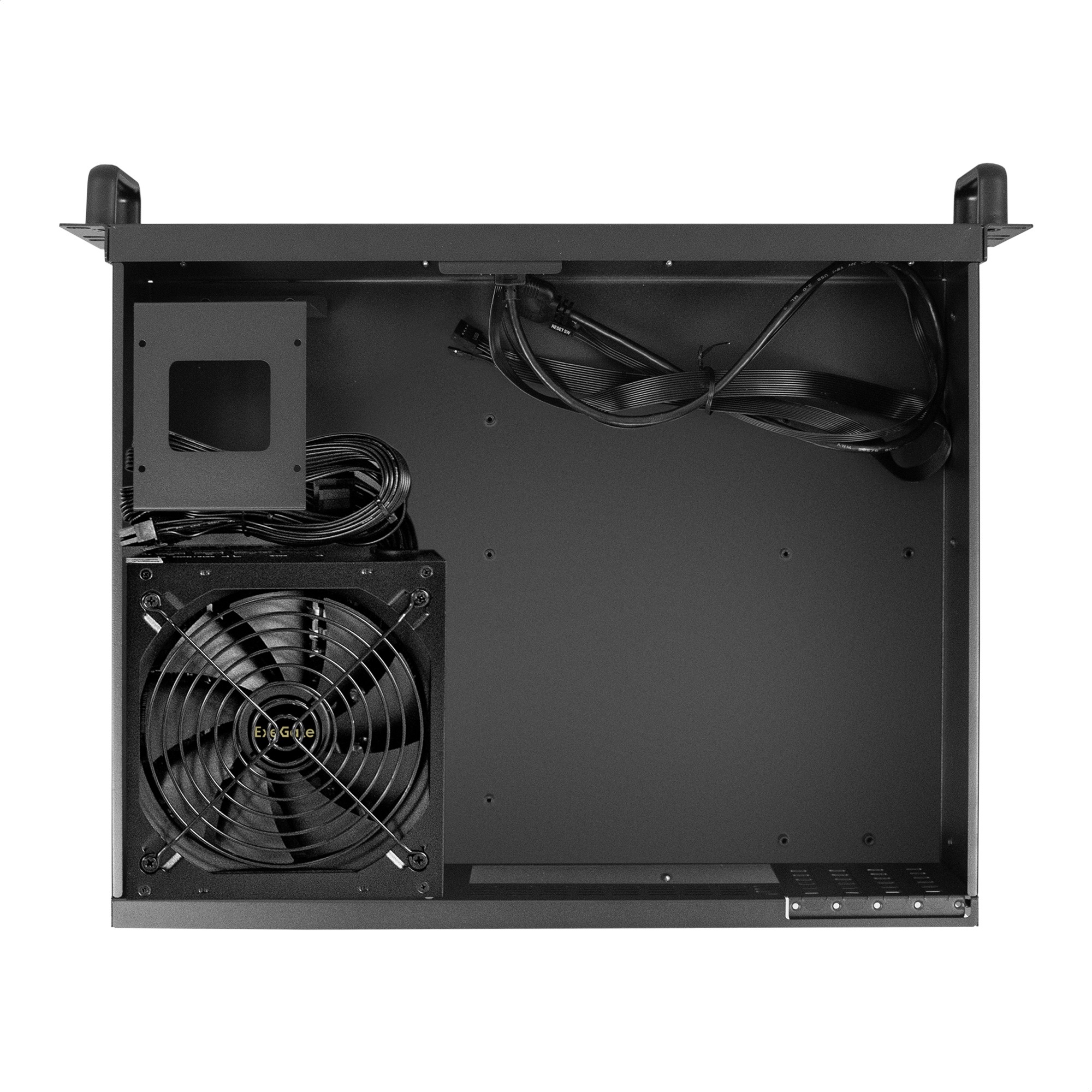 Серверный корпус ExeGate Pro 2U350-33, RM 19", высота 2U, глубина 350, БП 1000RADS, 2*USB+1* USB3.0