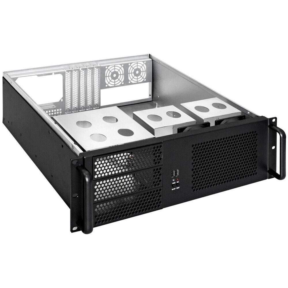 Серверный корпус ExeGate Pro 2U300-04 (RM 19", высота 2U, глубина 300, БП 1100PPH-SE, USB)