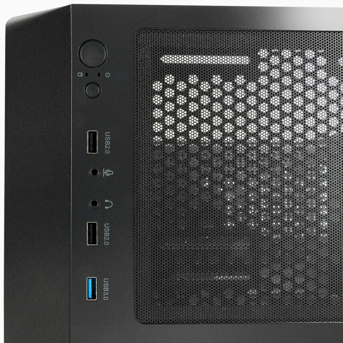Компьютерный корпус ACD Citadel 101 ATX, Black, USB3.0*1 + USB2.0*2 + HD AUDIO, 1*12cm H1 argb fan a