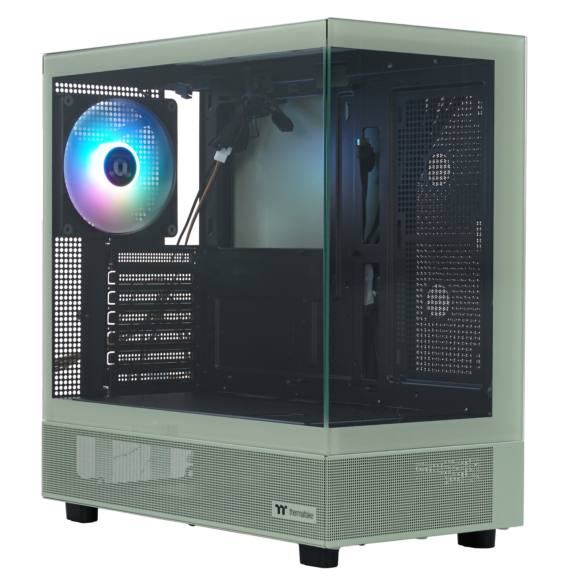 Корпус Thermaltake View 270 TG ARGB зеленый без БП ATX 6x120mm 2x140mm 1x200mm 2xUSB3.0 audio bott P