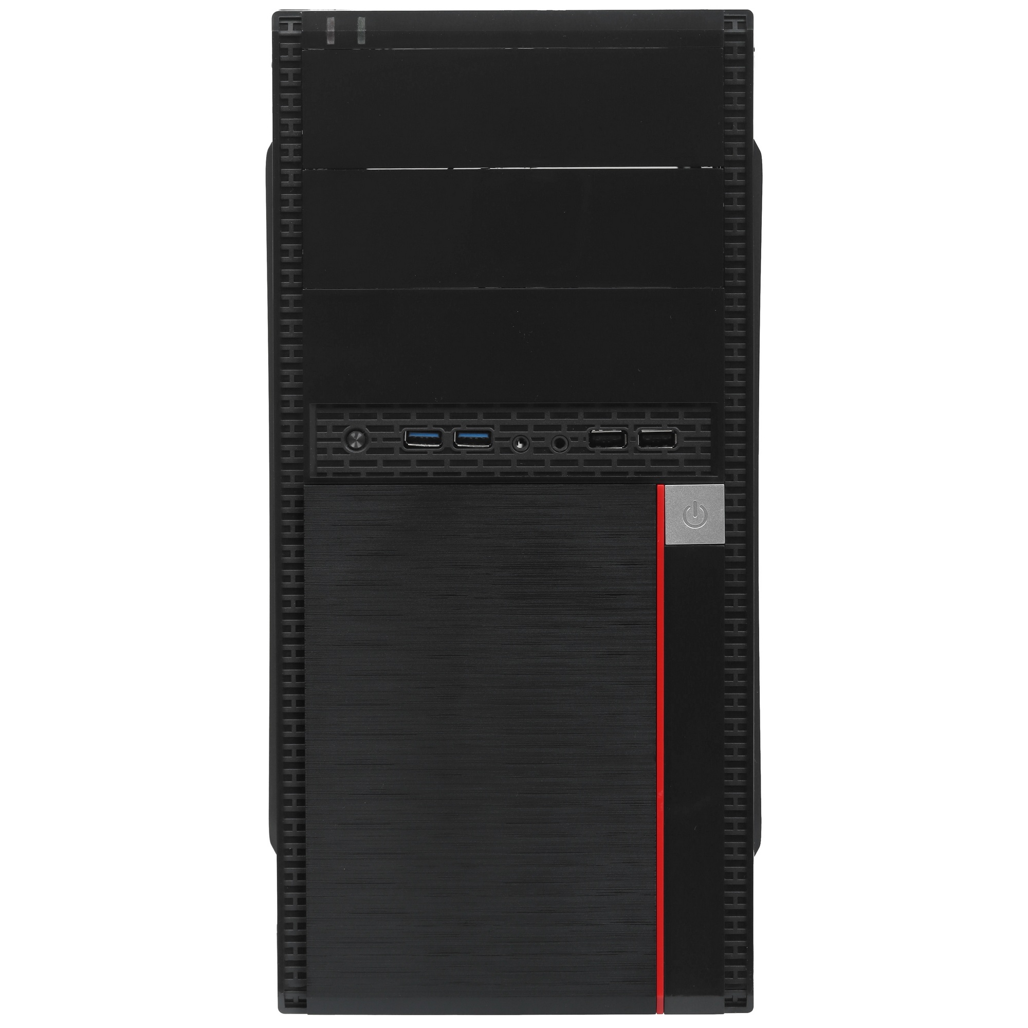 Компьютерный корпус Minitower ExeGate BA-204U (mATX, без БП, 2*USB+2*USB3.0, аудио, черный)