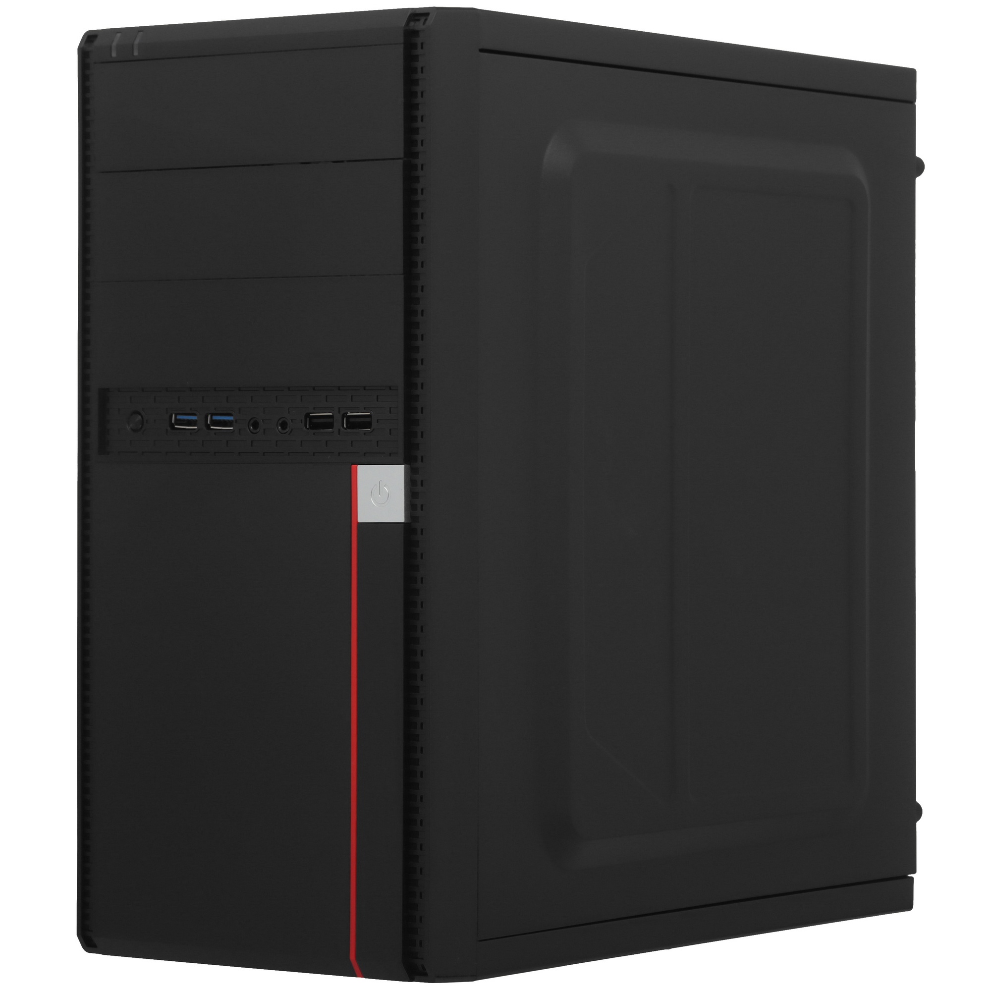 Компьютерный корпус Minitower ExeGate BA-204U (mATX, без БП, 2*USB+2*USB3.0, аудио, черный)