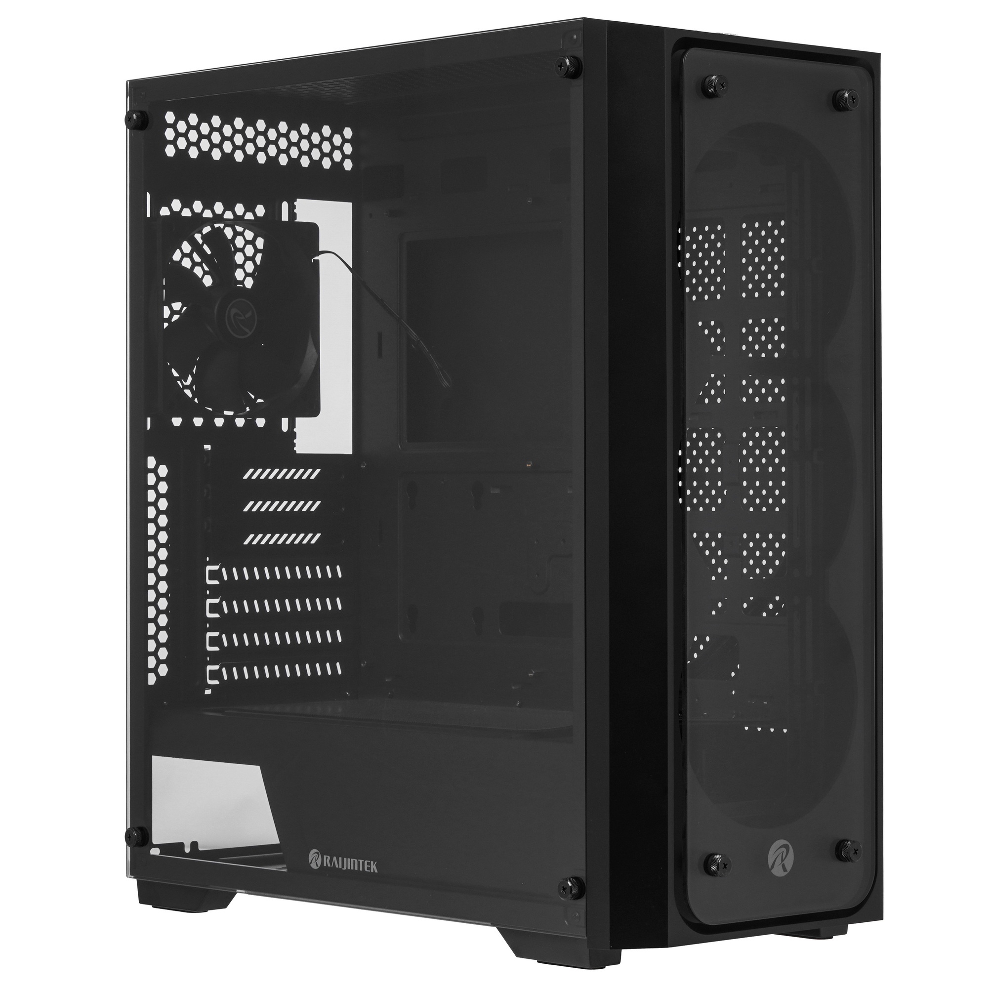 Компьютерный корпус Raijintek PONOS TG 0R20B00153 Coating Black EEB  E-ATX  ATX  M-ATX  Mini-ITX USB