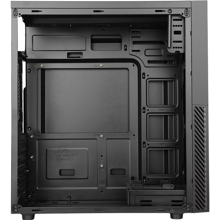 Компьютерный корпус Accord ACC-B022 черный без БП mATX 1x80mm 1x92mm 2x120mm 4xUSB2.0 audio