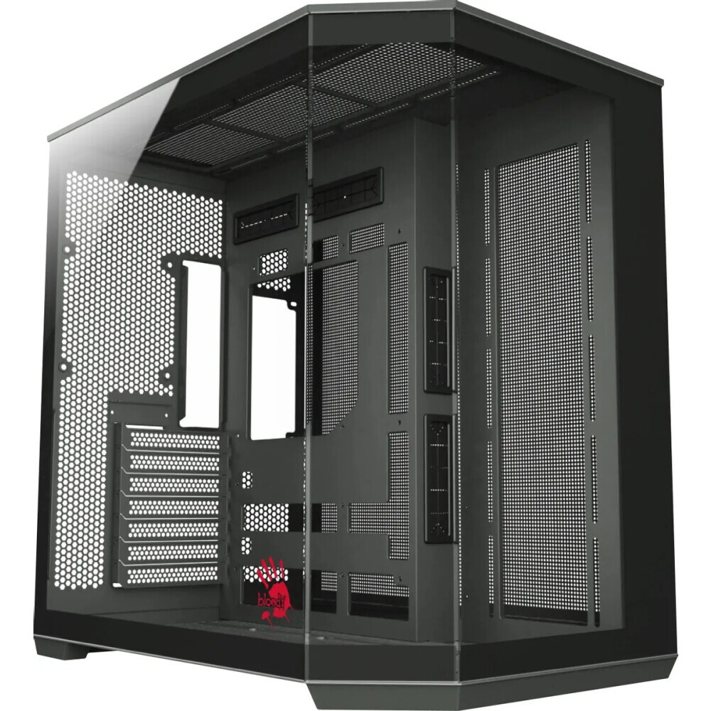 Компьютерный корпус Bloody BD-CC109 черный без БП ATX 10x120mm 2xUSB3.0 audio