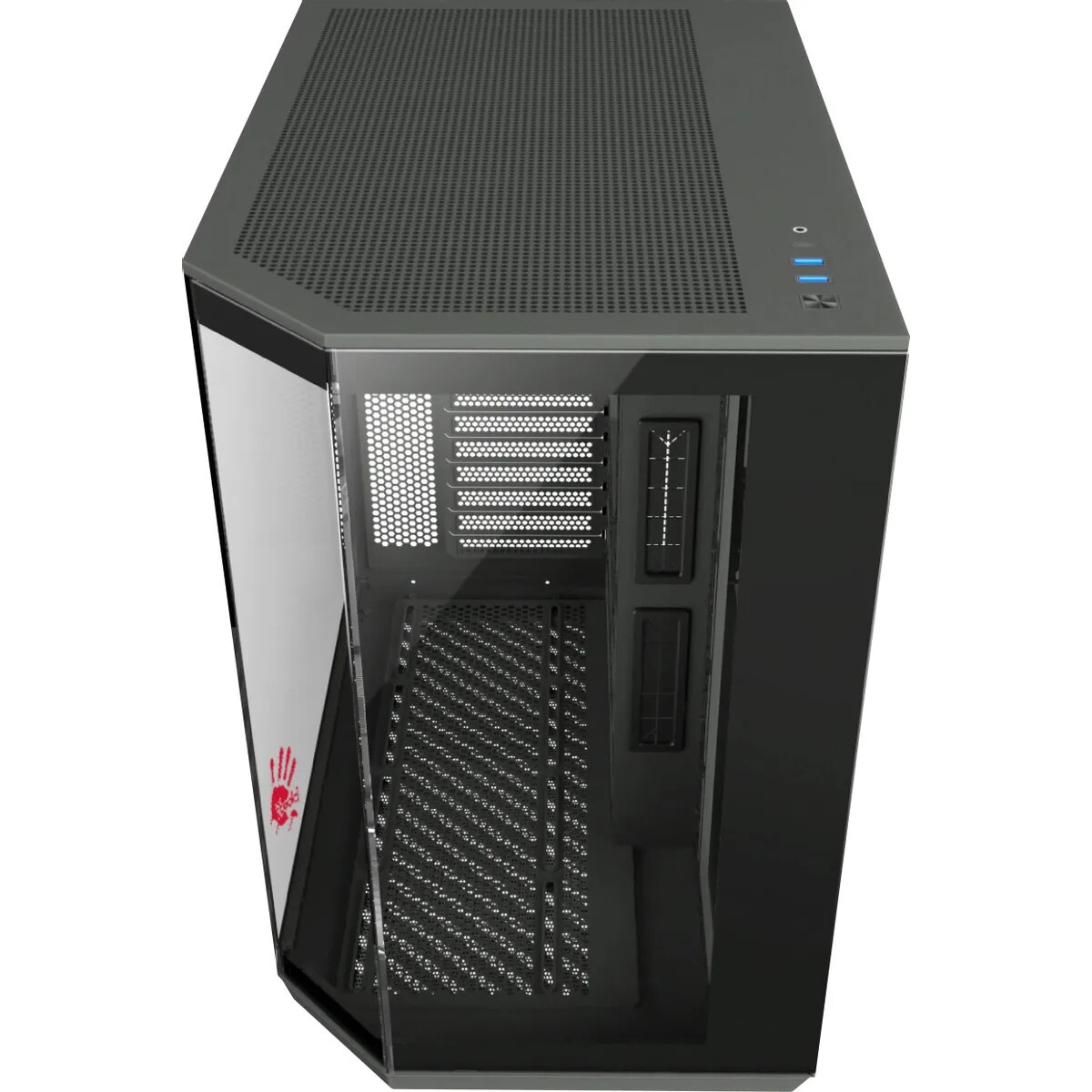 Компьютерный корпус Bloody BD-CC109 черный без БП ATX 10x120mm 2xUSB3.0 audio