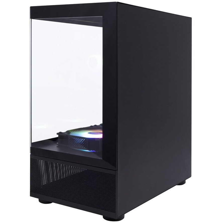 Корпус 1STPLAYER MIKU Mi2-A Black / mATX / 3x120mm LED fans / Mi2-A-BK-2F1R-1F1