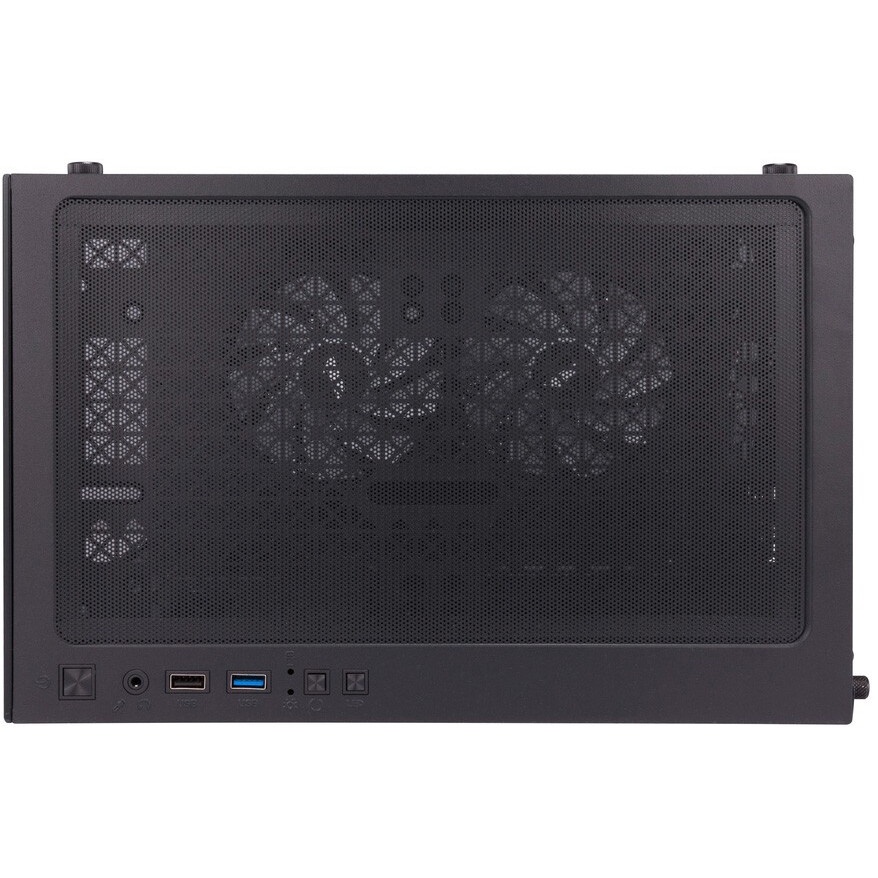 Корпус 1STPLAYER MIKU Mi2-A Black / mATX / 3x120mm LED fans / Mi2-A-BK-2F1R-1F1