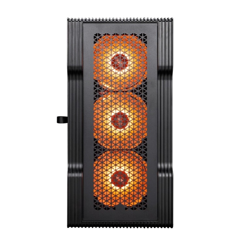 Корпус 1STPLAYER MIKU Mi2-A Black / mATX / 3x120mm LED fans / Mi2-A-BK-2F1R-1F1