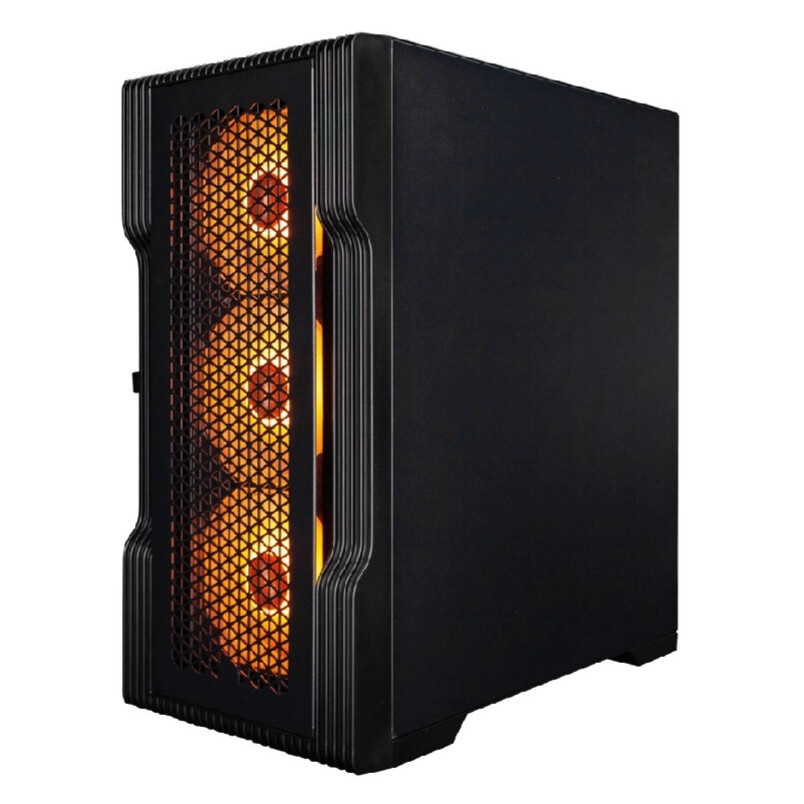 Корпус 1STPLAYER MIKU Mi2-A Black / mATX / 3x120mm LED fans / Mi2-A-BK-2F1R-1F1