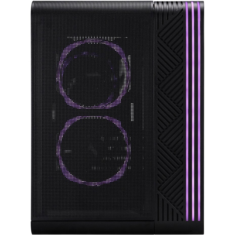 Корпус 1STPLAYER MIKU Mi2-A Black / mATX / 3x120mm LED fans / Mi2-A-BK-2F1R-1F1