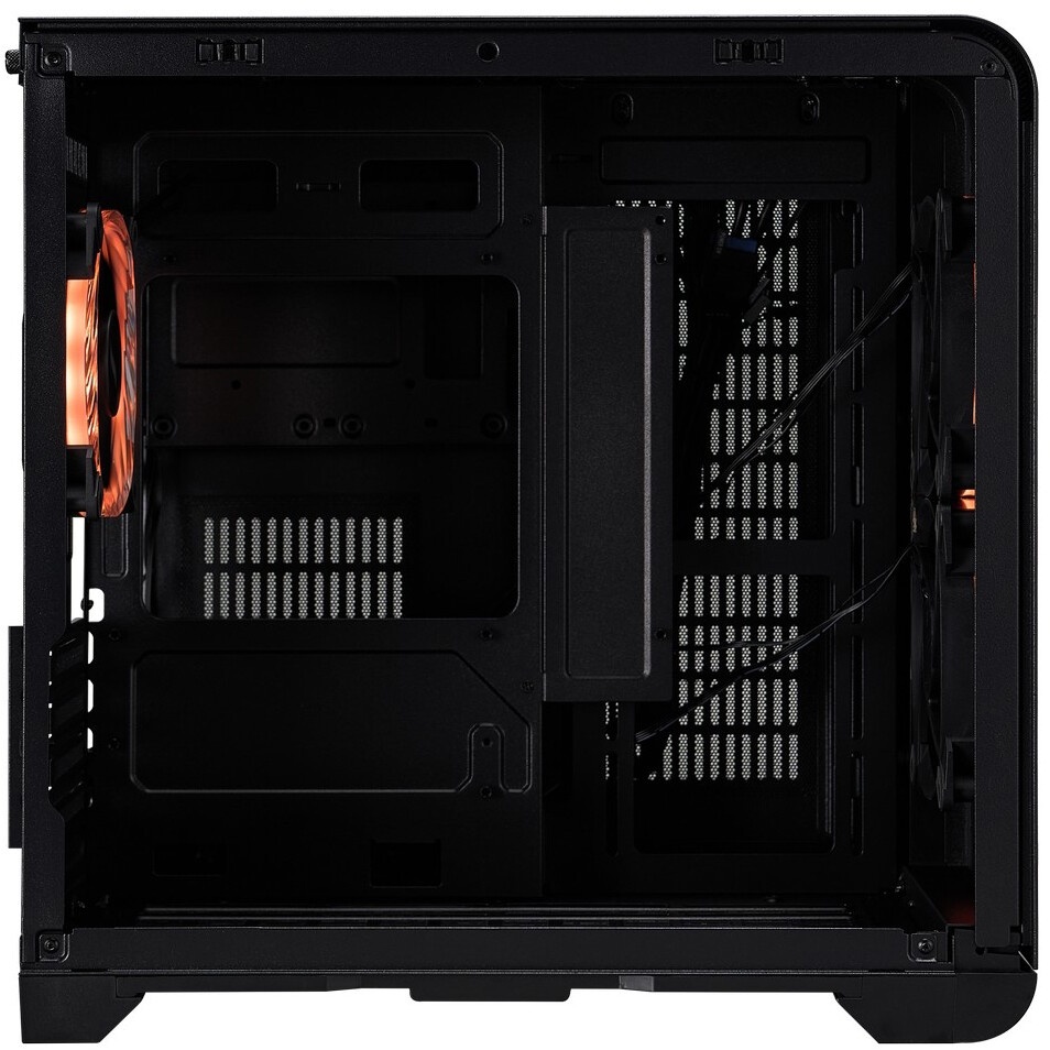 Корпус 1STPLAYER MIKU Mi2-A Black / mATX / 3x120mm LED fans / Mi2-A-BK-2F1R-1F1