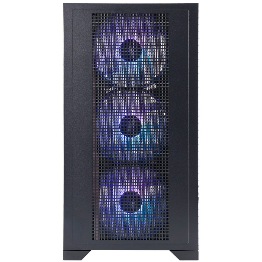 Корпус 1STPLAYER MIKU Mi2-A Black / mATX / 3x120mm LED fans / Mi2-A-BK-2F1R-1F1