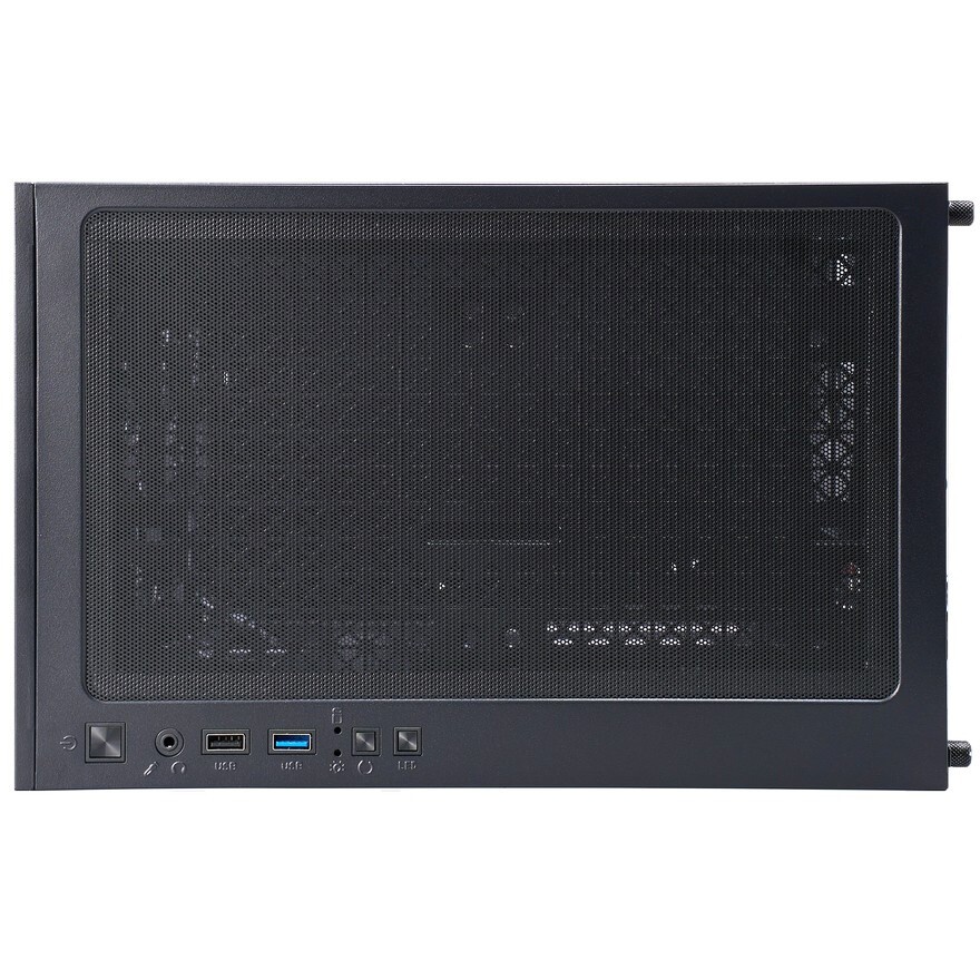 Корпус 1STPLAYER MIKU Mi2-A Black / mATX / 3x120mm LED fans / Mi2-A-BK-2F1R-1F1