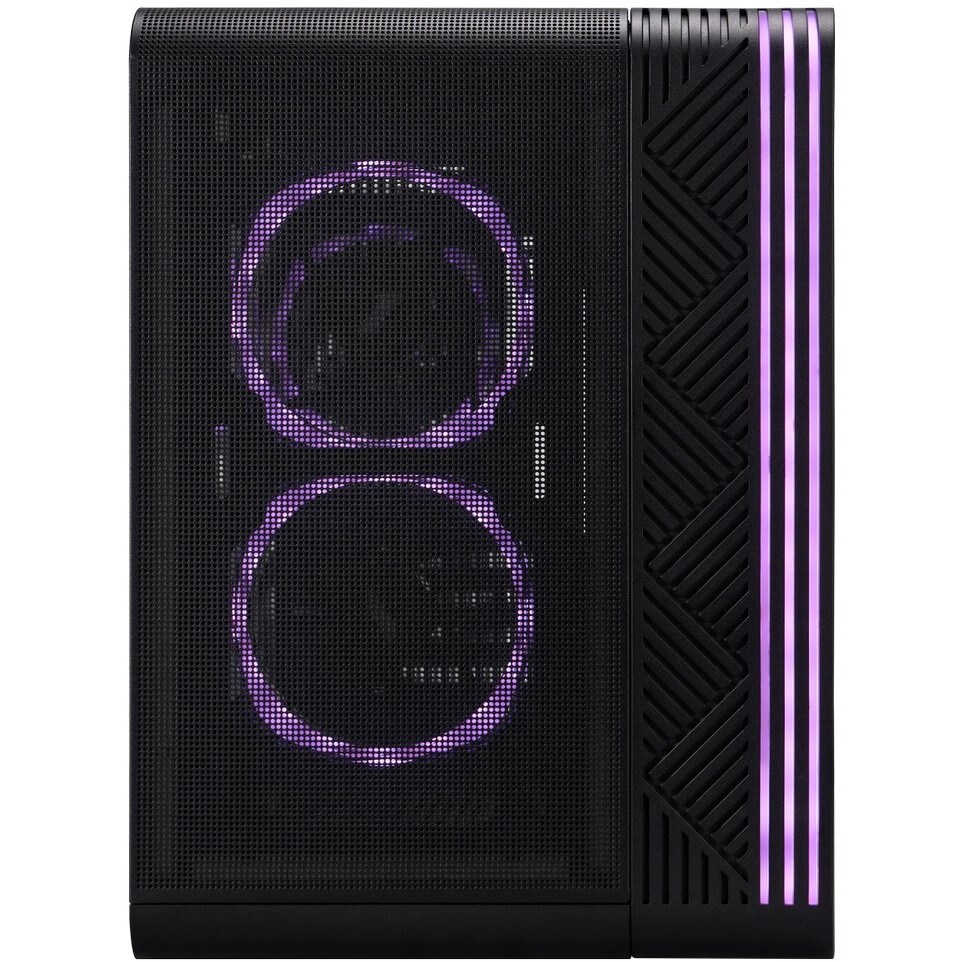 Корпус 1STPLAYER MIKU Mi2-A Black / mATX / 3x120mm LED fans / Mi2-A-BK-2F1R-1F1