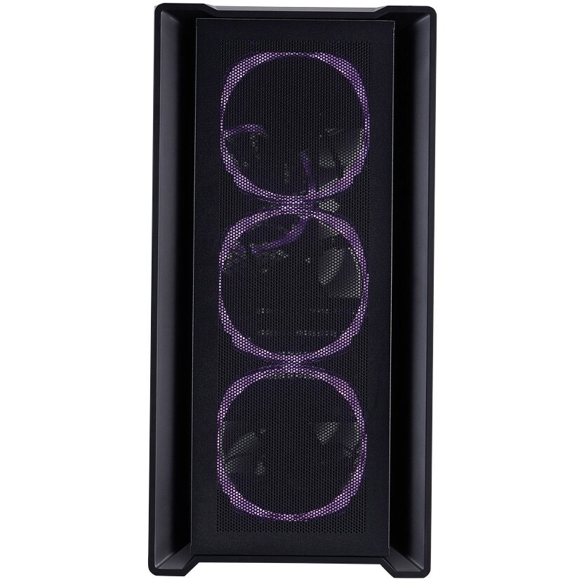 Корпус 1STPLAYER MIKU Mi2-A Black / mATX / 3x120mm LED fans / Mi2-A-BK-2F1R-1F1