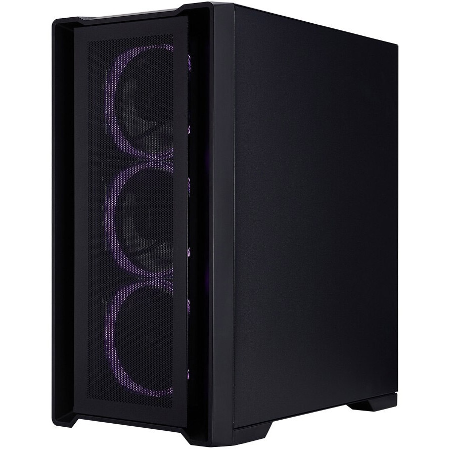 Корпус 1STPLAYER MIKU Mi2-A Black / mATX / 3x120mm LED fans / Mi2-A-BK-2F1R-1F1
