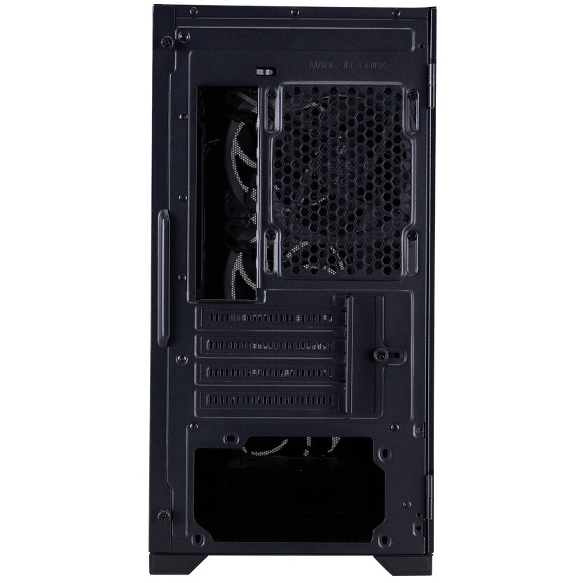 Корпус 1STPLAYER MIKU Mi2-A Black / mATX / 3x120mm LED fans / Mi2-A-BK-2F1R-1F1