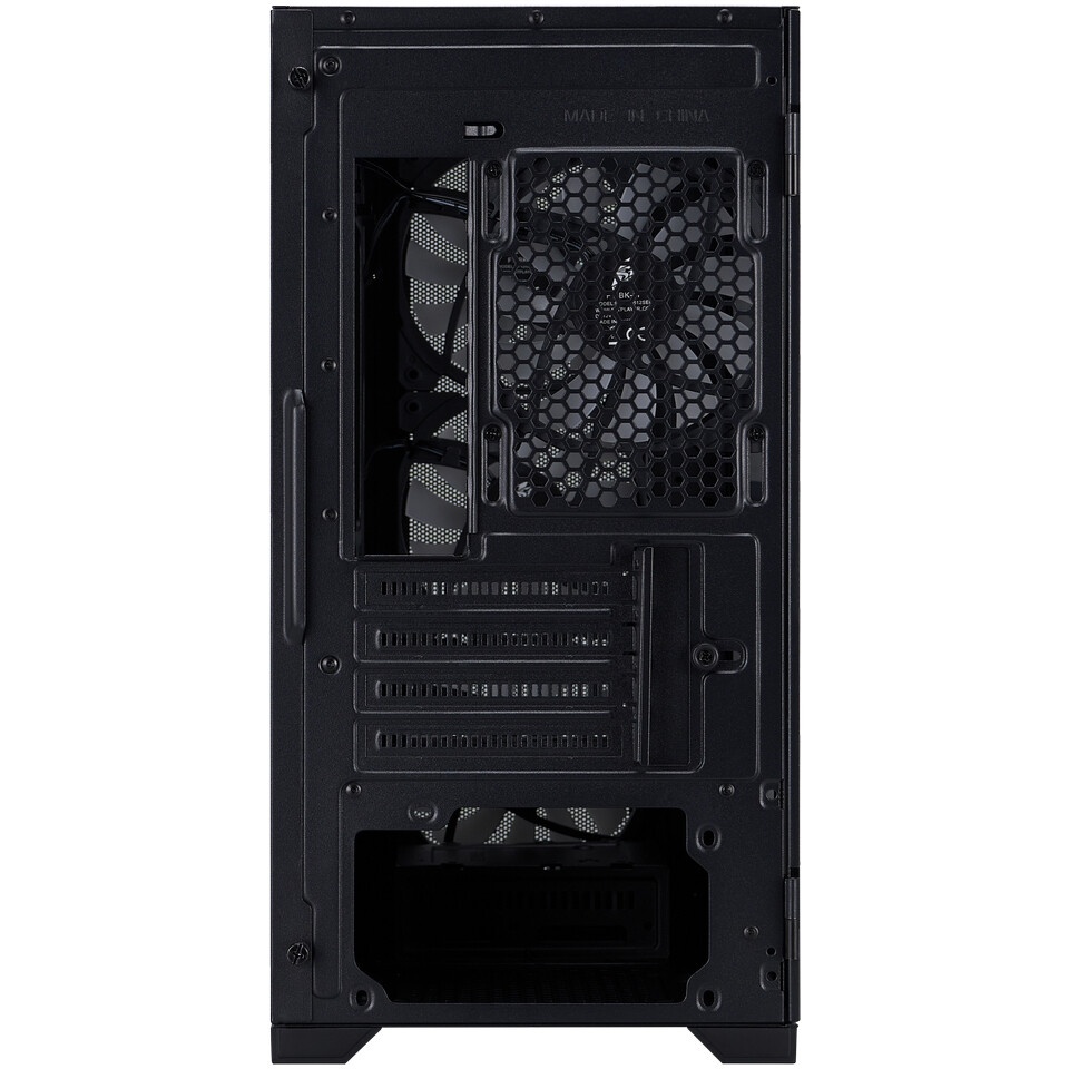 Корпус 1STPLAYER MIKU Mi2-A Black / mATX / 3x120mm LED fans / Mi2-A-BK-2F1R-1F1