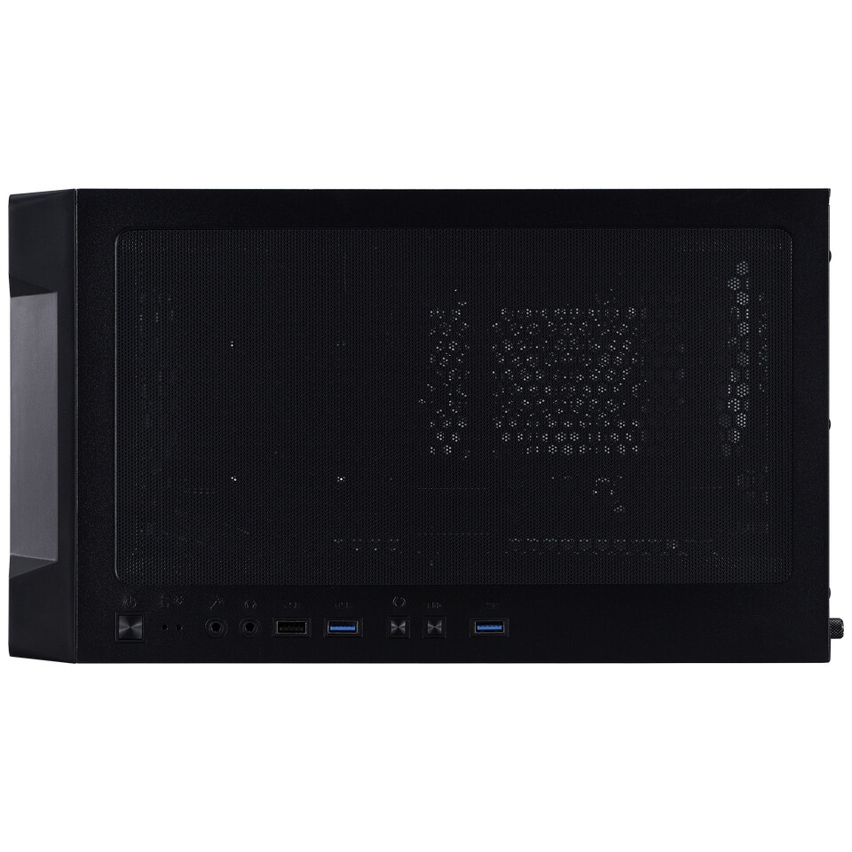 Корпус 1STPLAYER MIKU Mi2-A Black / mATX / 3x120mm LED fans / Mi2-A-BK-2F1R-1F1