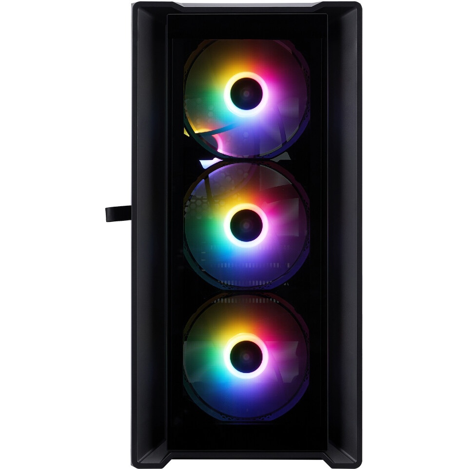Корпус 1STPLAYER MIKU Mi2-A Black / mATX / 3x120mm LED fans / Mi2-A-BK-2F1R-1F1