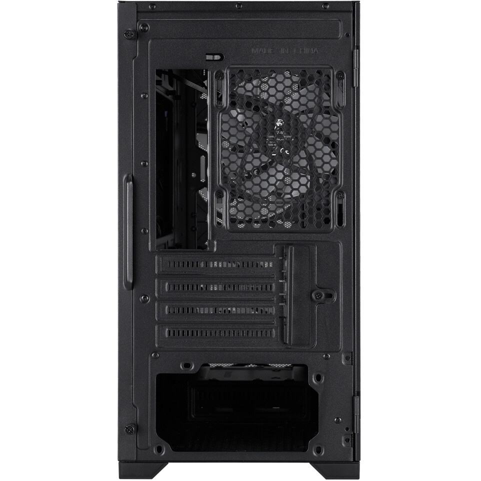 Корпус 1STPLAYER MIKU Mi2-A Black / mATX / 3x120mm LED fans / Mi2-A-BK-2F1R-1F1