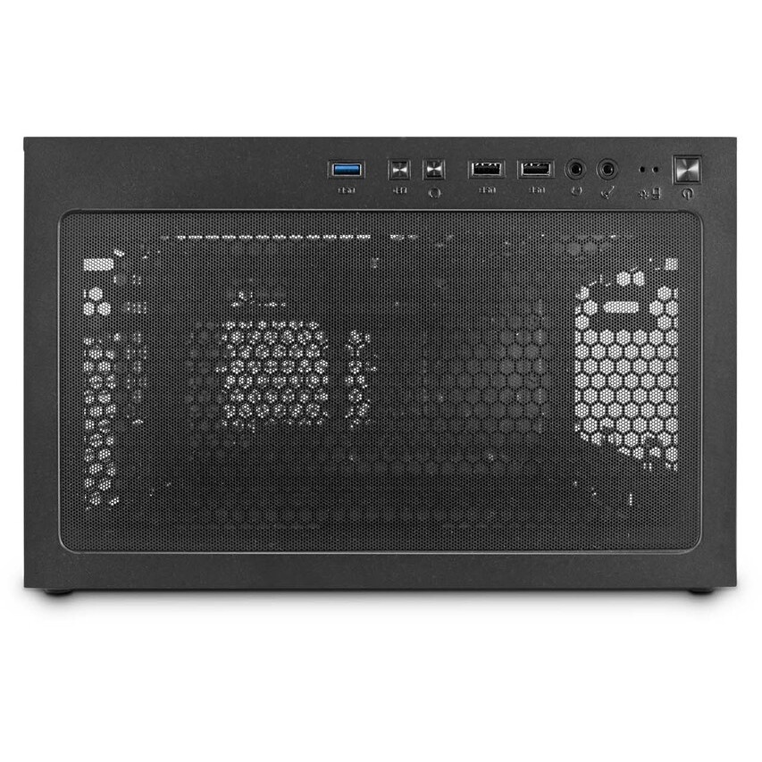 Корпус 1STPLAYER MIKU Mi2-A Black / mATX / 3x120mm LED fans / Mi2-A-BK-2F1R-1F1