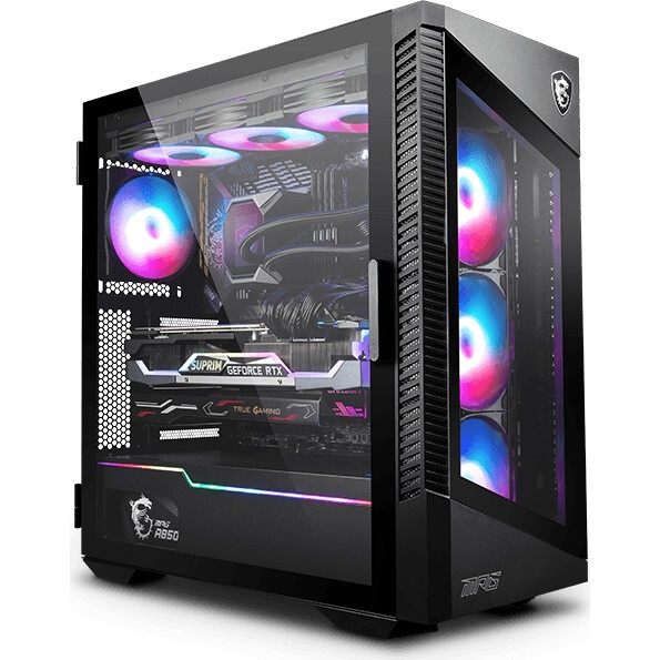 Компьютерный корпус Silverstone G41FA512ZBG0020 High airflow ATX mid-tower chassis with dual radiato