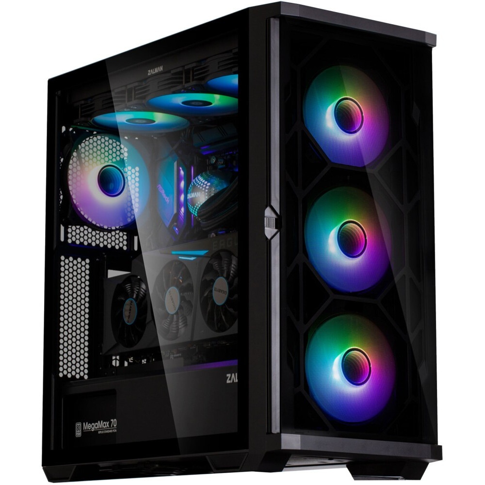 Компьютерный корпус Silverstone G41FA512ZBG0020 High airflow ATX mid-tower chassis with dual radiato
