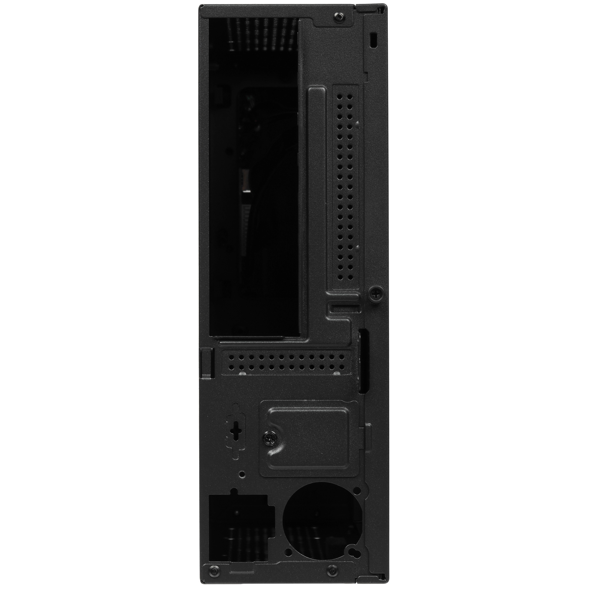 Корпус Desktop Exegate EX291267RUS MI-301U (mATX/mini-ITX, без БП, 1*USB+1*USB3.0, аудио, черный)