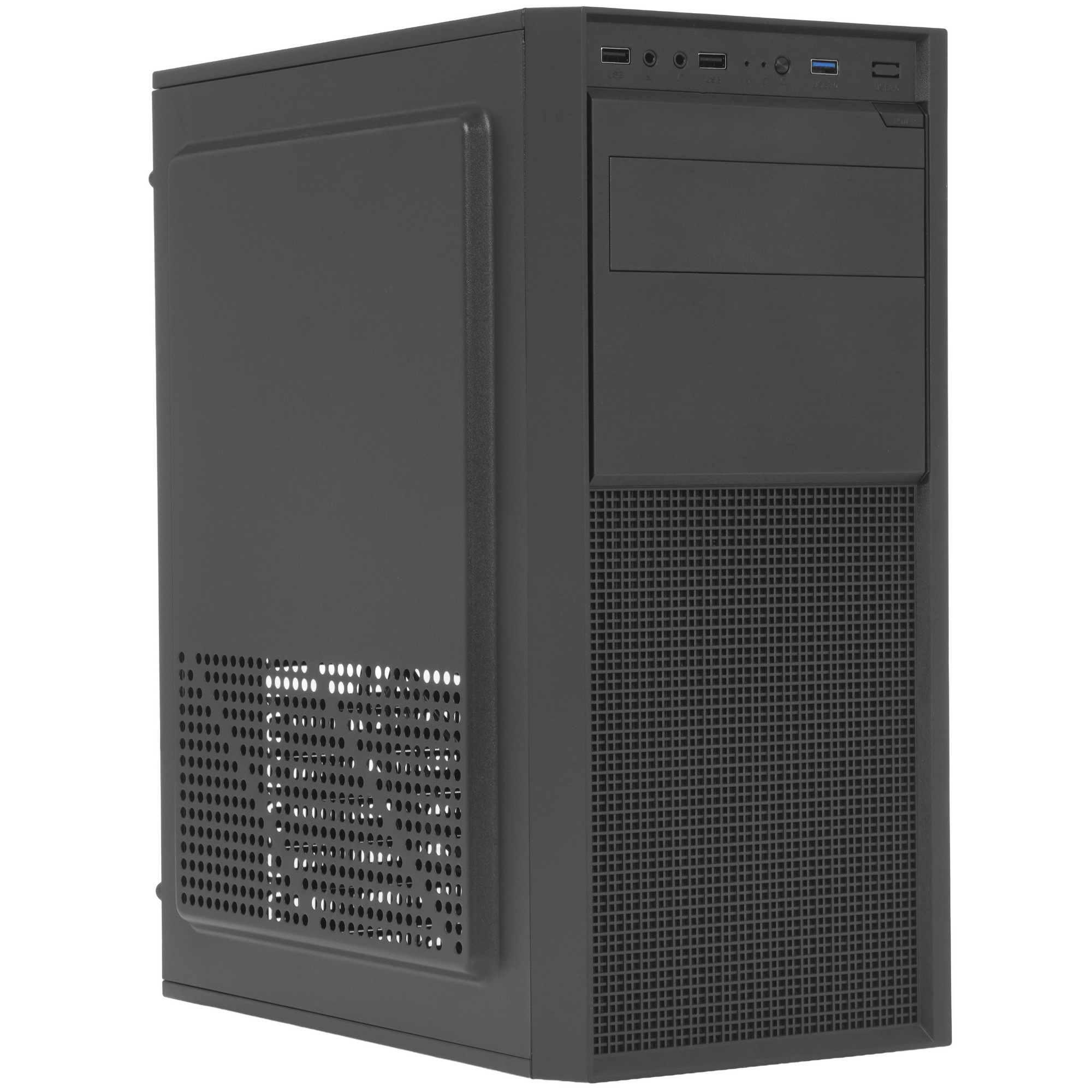 Компьютерный корпус Accord A-300 черный без БП ATX 1x120mm 2xUSB2.0 1xUSB3.0 audio