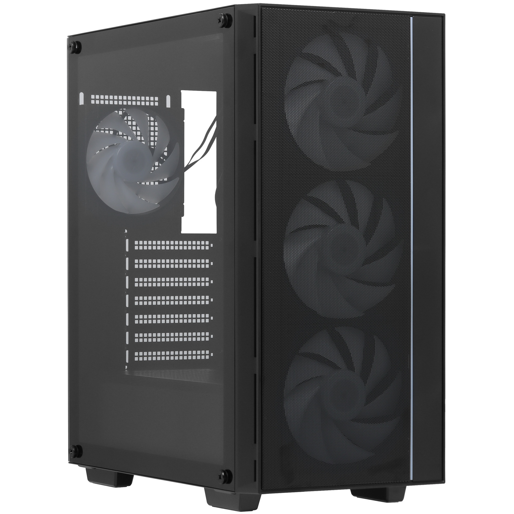 Компьютерный корпус Deepcool MATREXX 55 MESH V4 без БП, боковое окно (закаленное стекло), 3xARGB LED