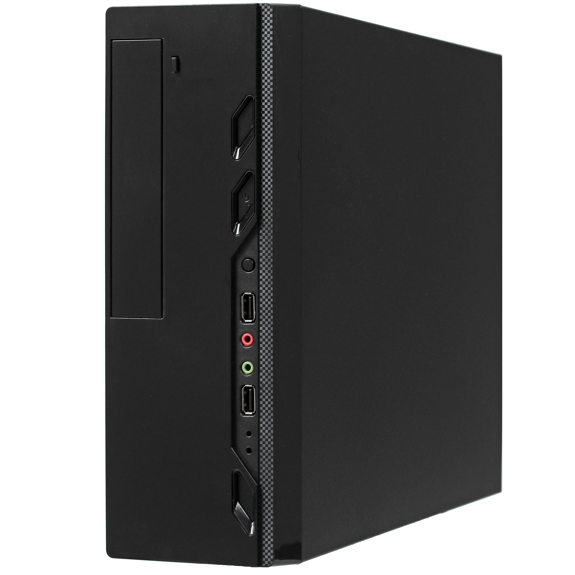 Компьютерный корпус MiniITX Exegate EX268697RUS MI-208 Black, miniITX/mATX, , 2*USB, Audio