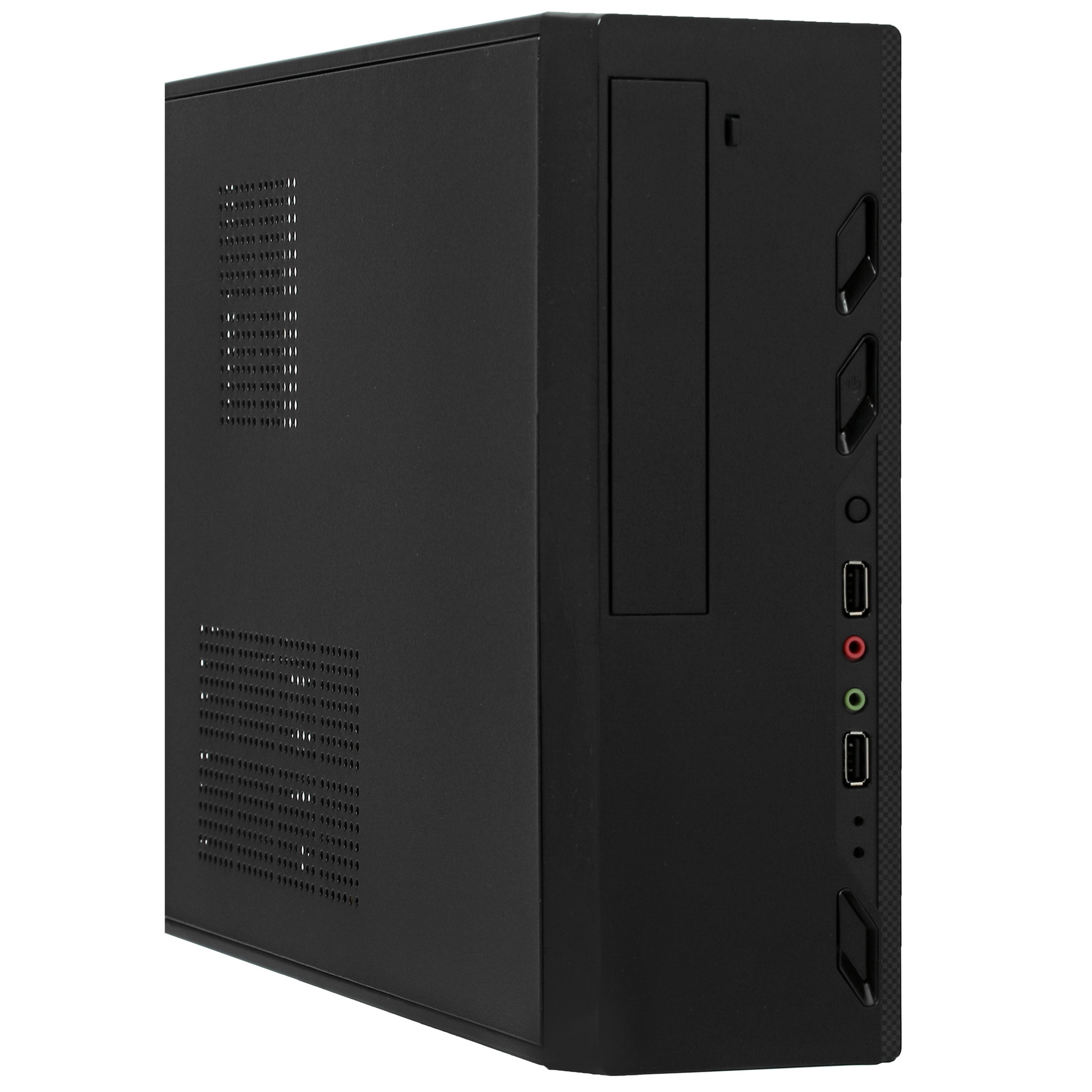 Компьютерный корпус MiniITX Exegate EX268697RUS MI-208 Black, miniITX/mATX, , 2*USB, Audio