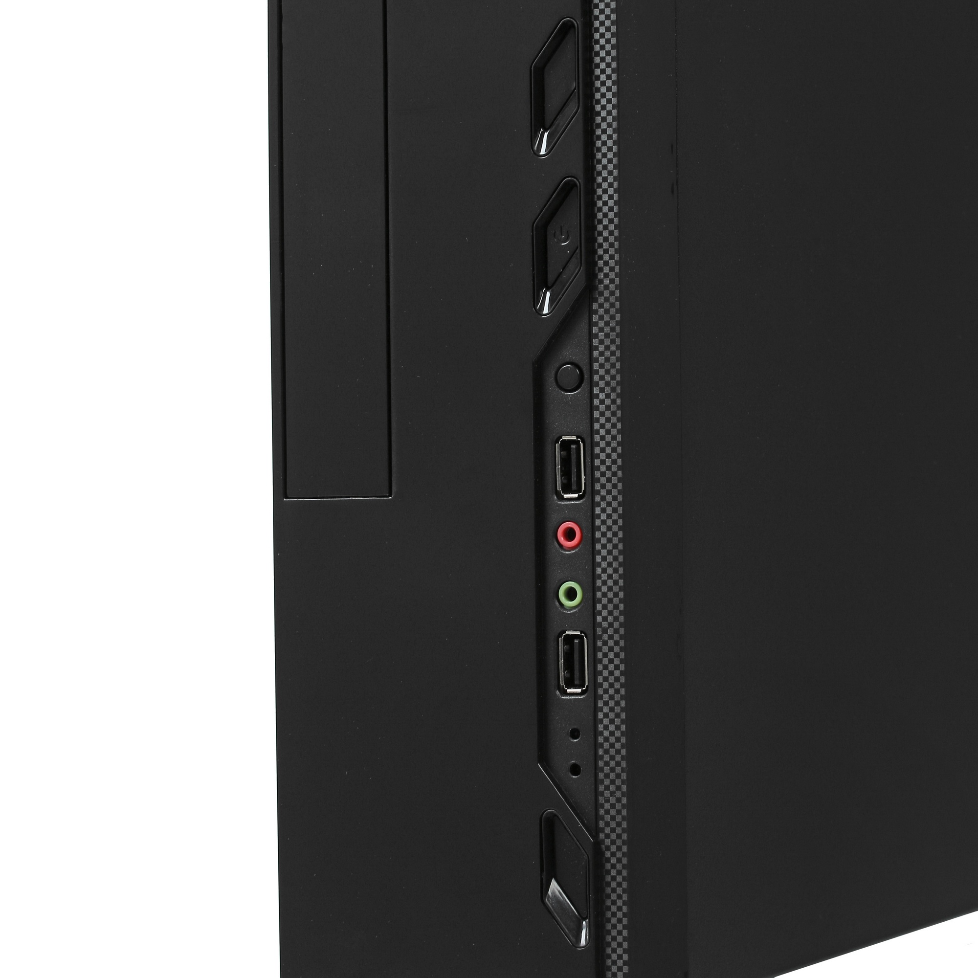 Компьютерный корпус MiniITX Exegate EX268697RUS MI-208 Black, miniITX/mATX, , 2*USB, Audio