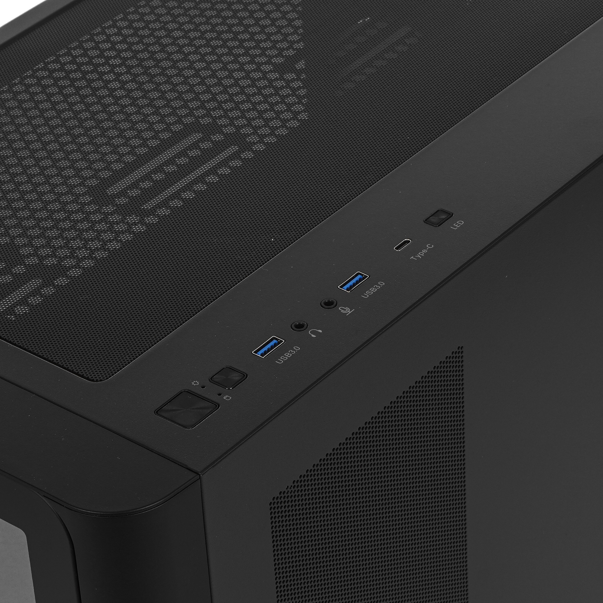 Компьютерный корпус Bloody BD-CC113 черный без БП ATX 10x120mm 2xUSB3.0 audio bott PSU
