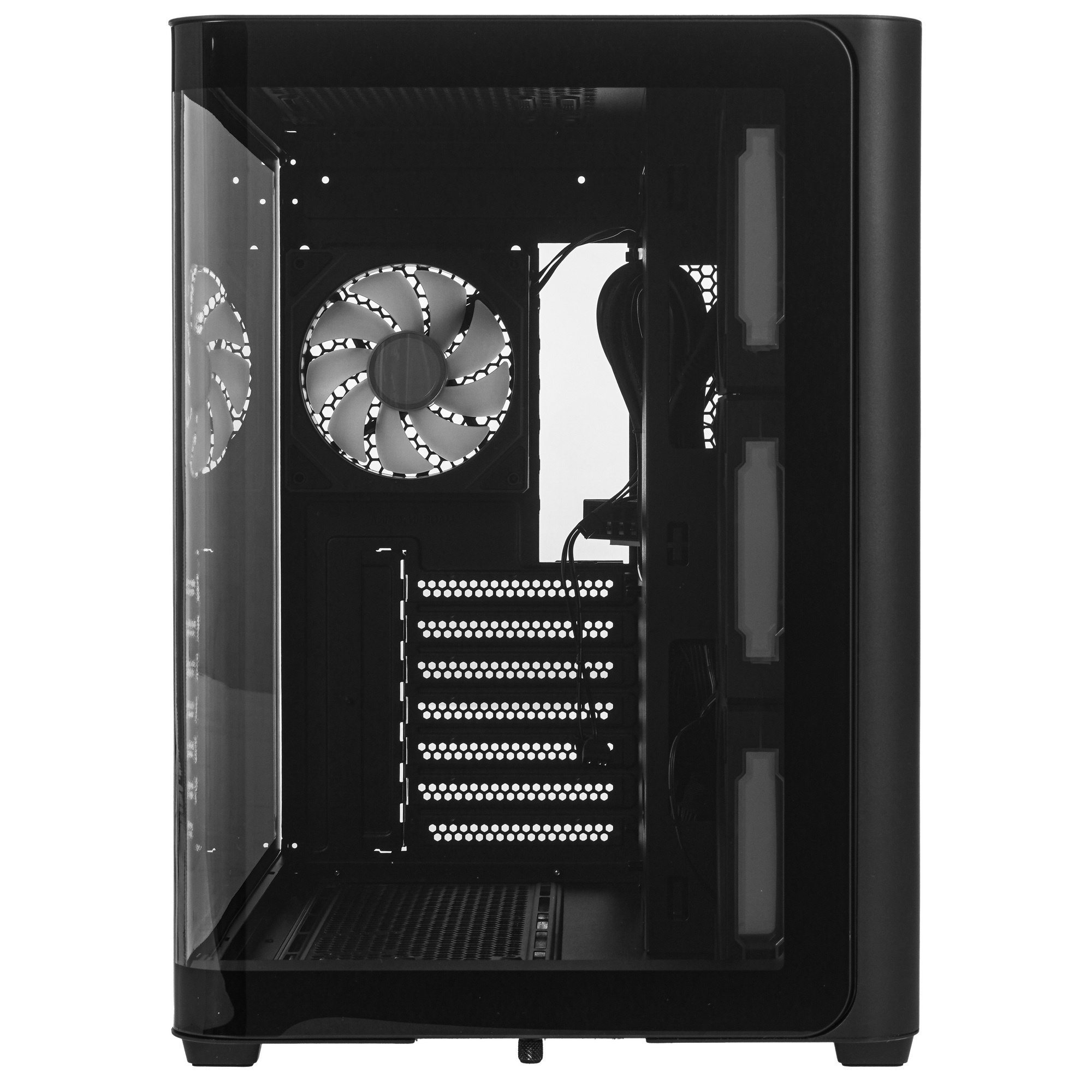 Компьютерный корпус Bloody BD-CC113 черный без БП ATX 10x120mm 2xUSB3.0 audio bott PSU