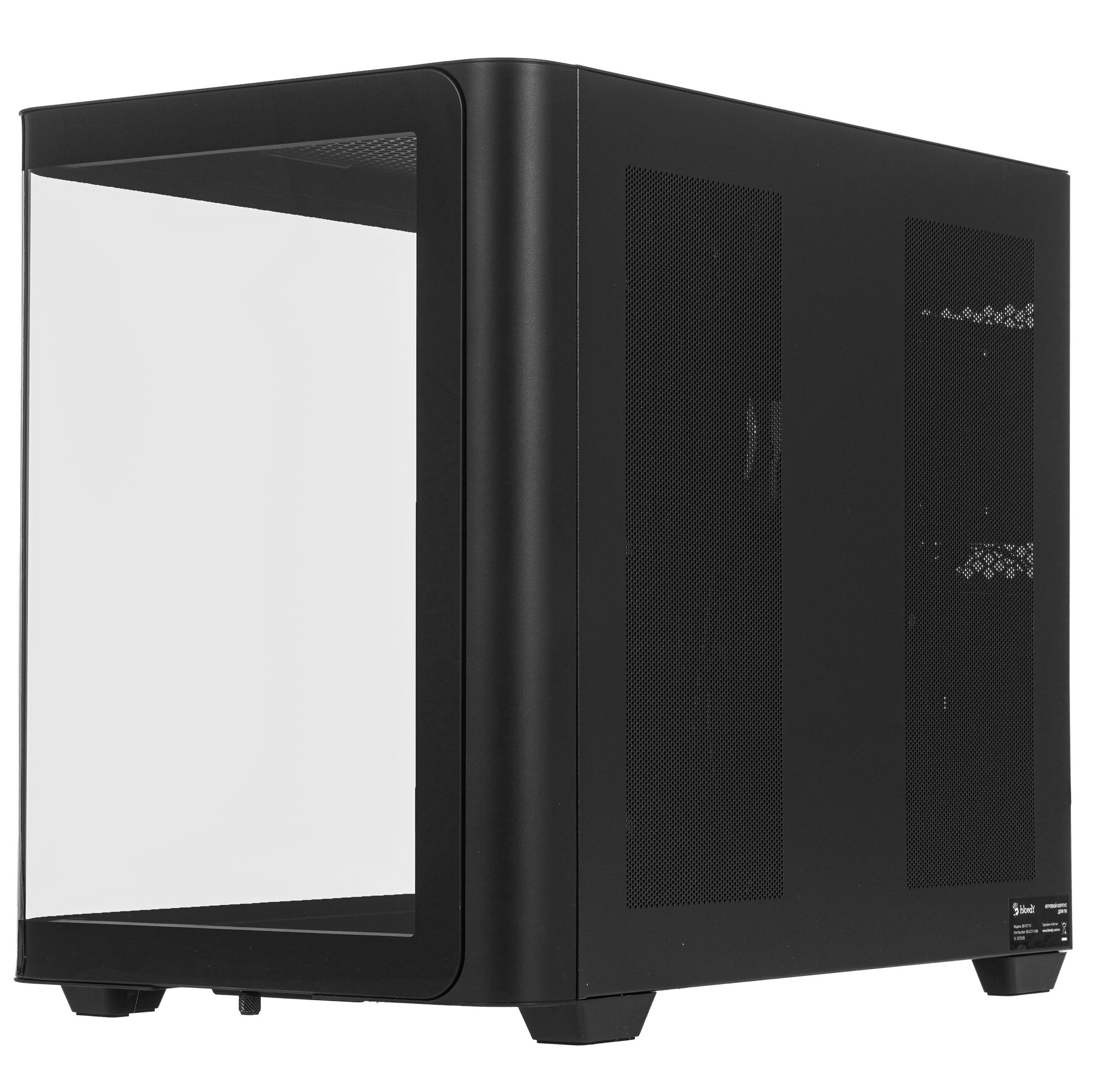Компьютерный корпус Bloody BD-CC113 черный без БП ATX 10x120mm 2xUSB3.0 audio bott PSU
