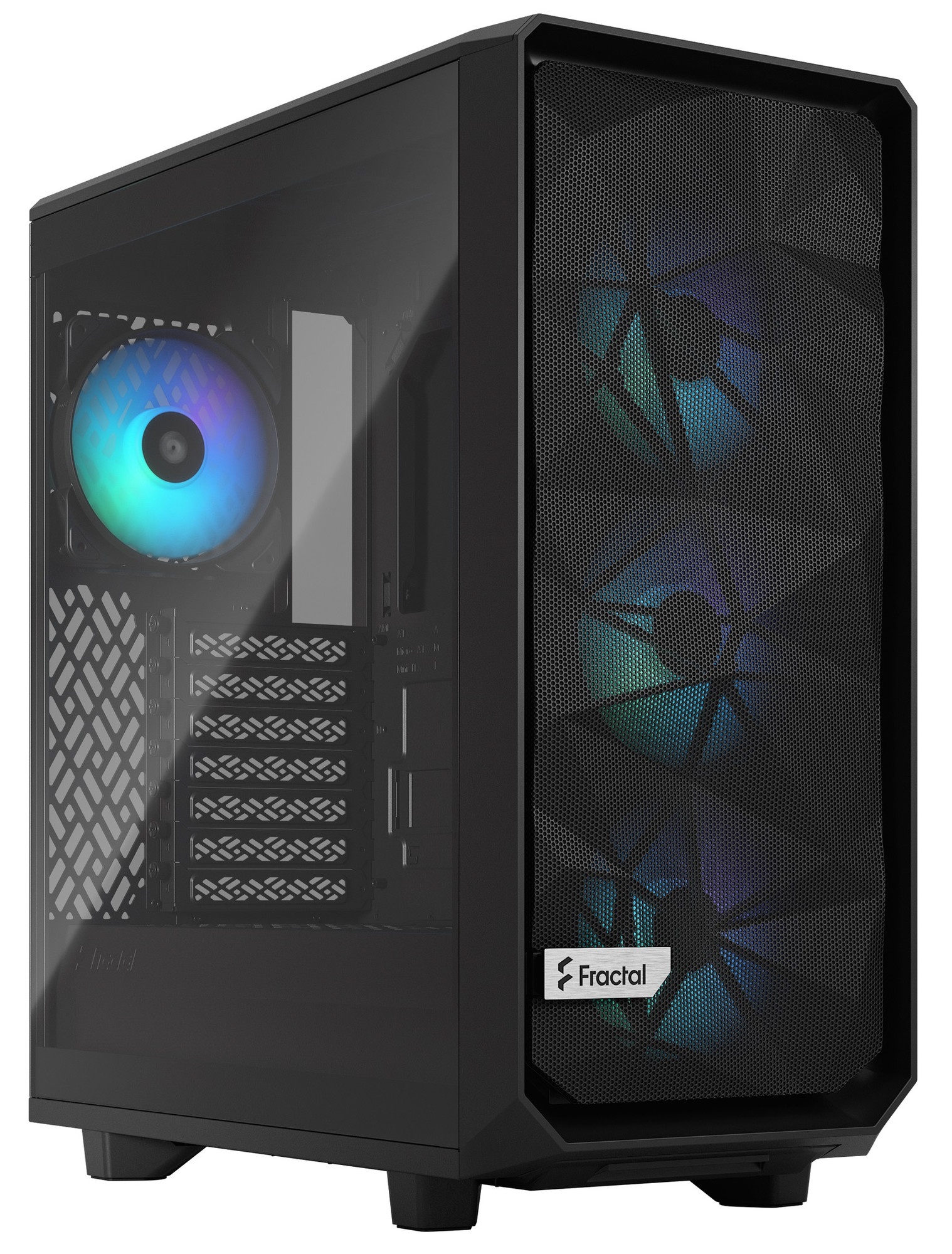 Корпус Fractal Design Meshify 2 Compact RGB Black TG Light Tint  FD-C-MES2C-06 (703693)