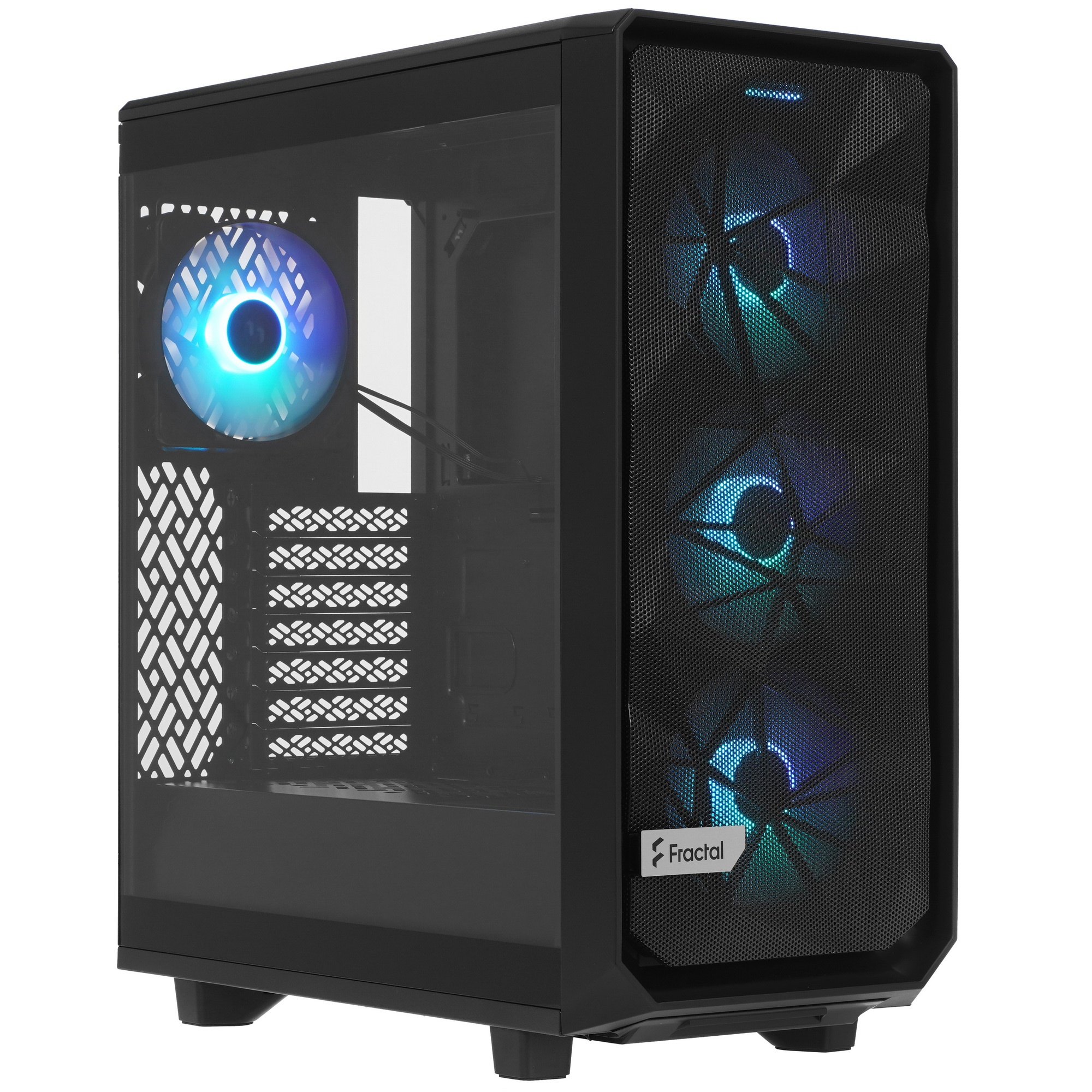 Корпус Fractal Design Meshify 2 Compact RGB Black TG Light Tint  FD-C-MES2C-06 (703693)